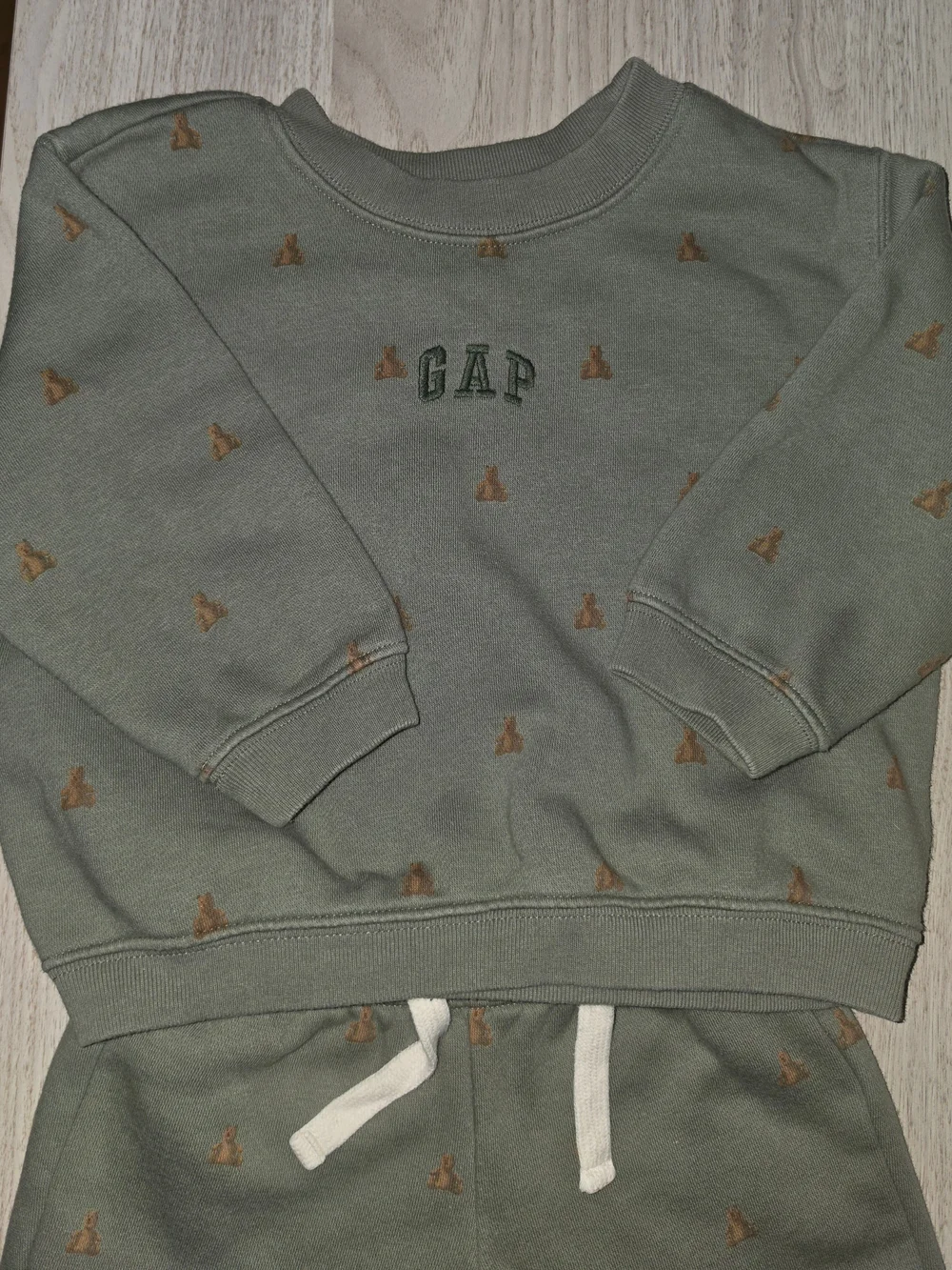 Gap Baby Brannan Bear Logo Sweat Set